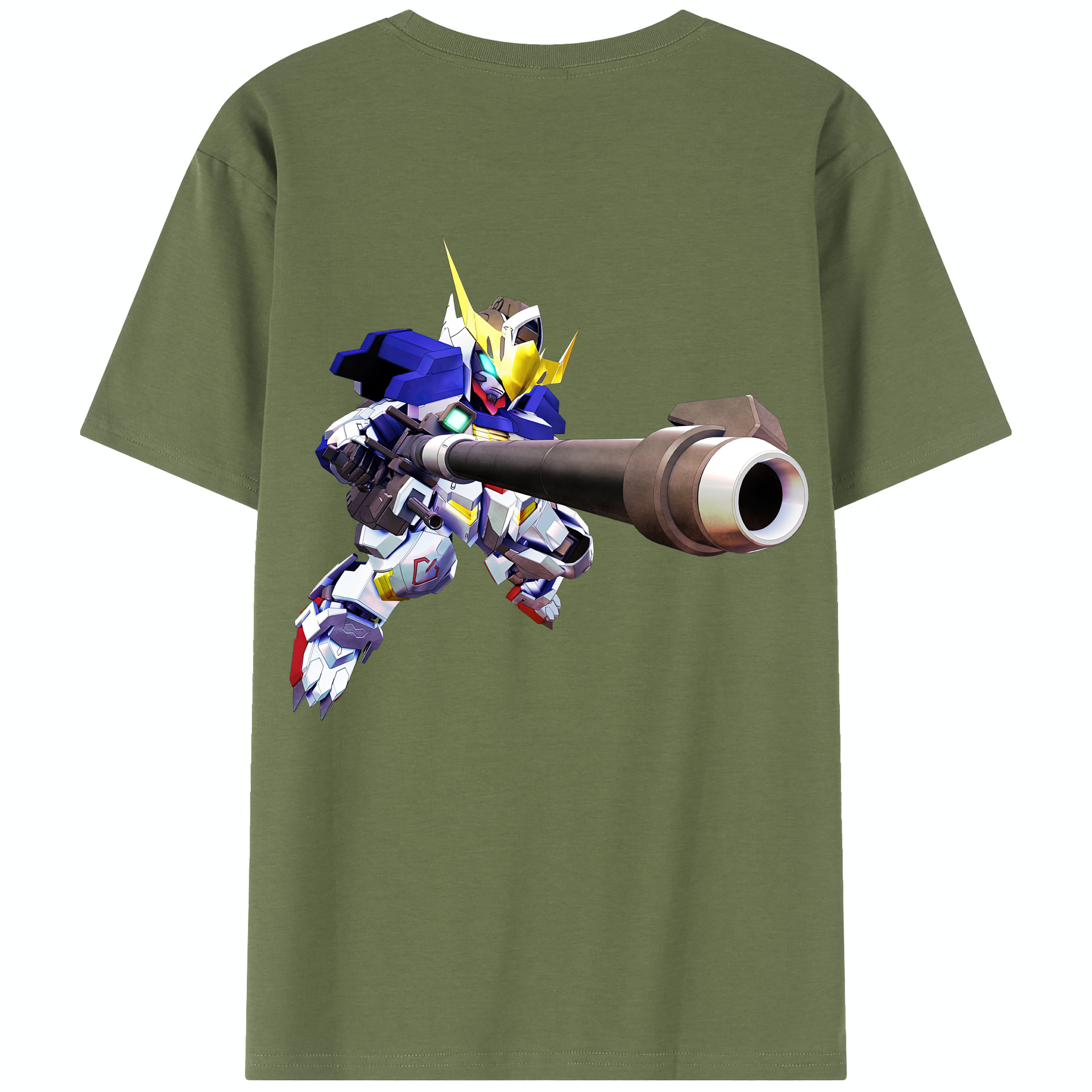 （画像用） 機動戦士ガンダム Mobile Suit Gundam 綿100％半袖Tシャツ（背面プリント）